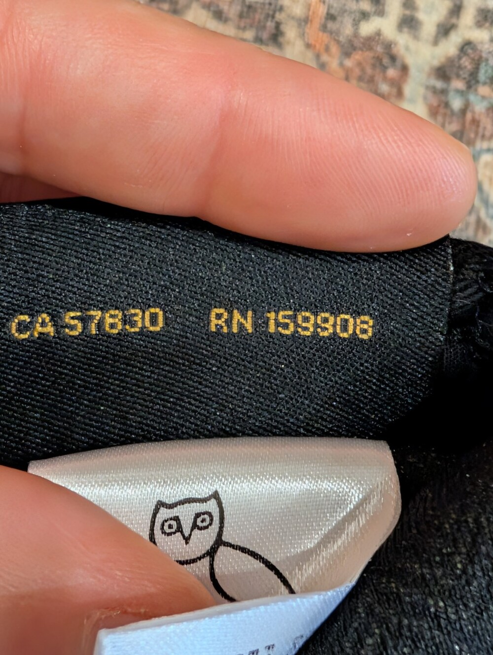 OVO 100% Wool Herringbone Tweed Baseball Cap Hat - Picture 10 of 12